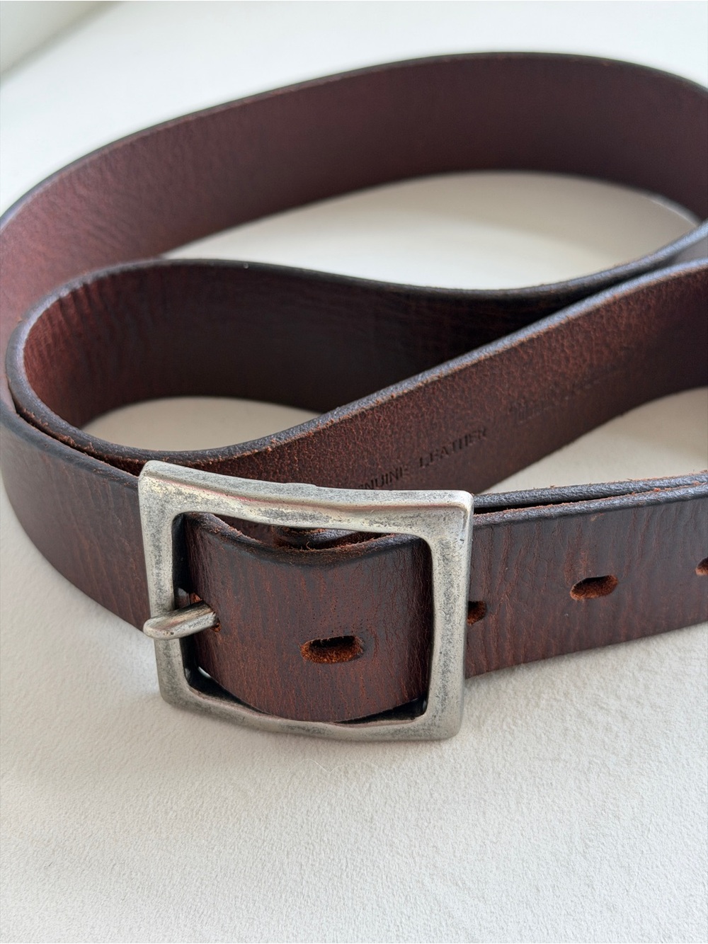 Timberland Men's Full Grain Leather Belt Brown